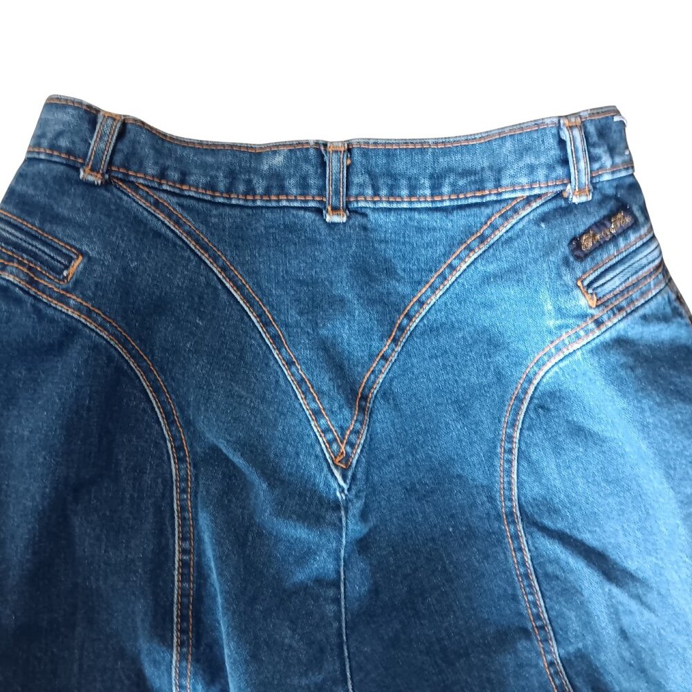 Rare Vintage Face Ass Denim Jeans 1970s 1980s Size 29